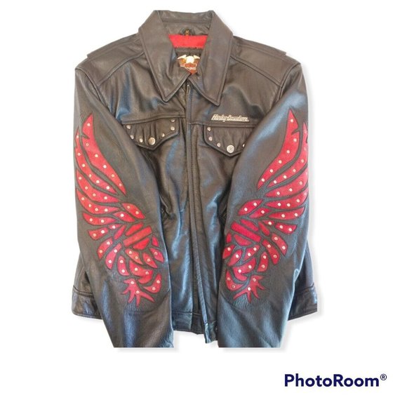 Women's Medium M Harley-Davidson Leather Jacket - Picture 2 of 8